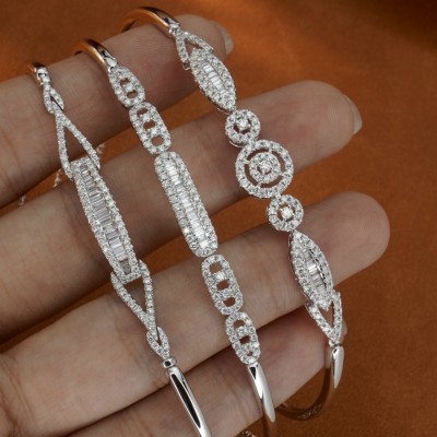 18K Gold Diamond Bracelets