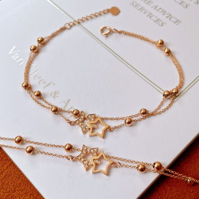 18K Gold Baby's breath Bracelets 