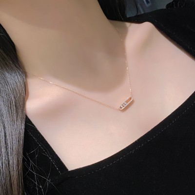 18K Gold Diamond Necklace