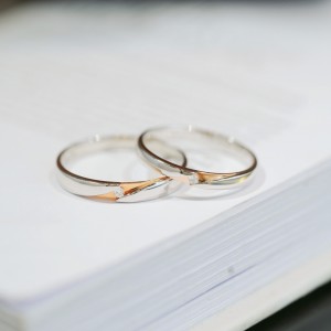 18k Gold Couple Rings