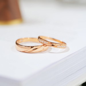 18k Gold Couple Rings