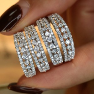 0.65 Carat Diamonds in18k Gold Ring