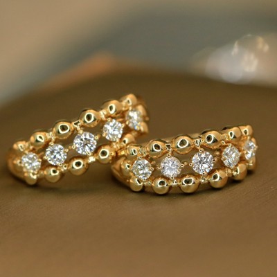 0.46 carat Diamonds in 18k Gold Ring